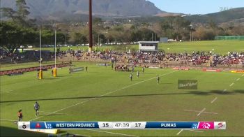 Replay: Western Province vs Pumas | Sep 1 @ 1 PM