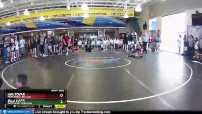 65 lbs Round 2 - Ava Tovar, Miami Wrestling Club vs Ella Nappi, North Port  Wrestling