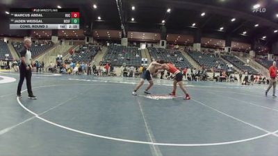 141 lbs Cons. Round 3 - Marcus Abdal, Rochester University vs Jaden Weisgal, New College Of Florida