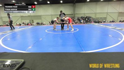 150 lbs Rr Rnd 2 - Thunder Page, POWA 14U vs Tynan Justice, Untouchables 14U Black