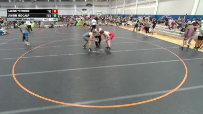 200 lbs Champ. Round 1 - Justin Midcalf, Unattached vs Jacob Tyderek, Tiger Wrestling Club