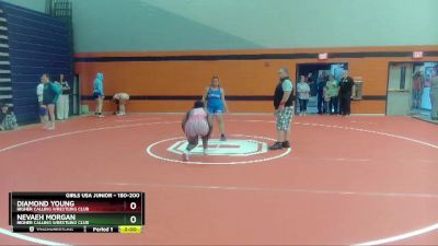180-200 lbs Round 1 - Diamond Young, Higher Calling Wrestling Club vs Nevaeh Morgan, Higher Calling Wrestling Club