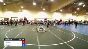 70 kg Consi Of 32 #2 - Tyler Okada, California vs Kaleb Burgess, New York