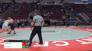 285 lbs Consolation - Nicholas Warnke, Saucon Valley Hs vs Eshan Swartz, Notre Dame Hs - Green Pond