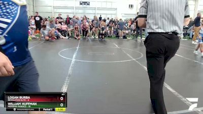 64 lbs Round 5 (8 Team) - Logan Burba, Revolution Elite vs William Huffman, Meridian Maniacs