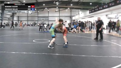 60 kg Cons. Quarters - Dominic Olson, MWC Wrestling Academy vs Obadiah Willis, Beat The Streets Chicago - Midway