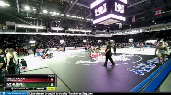 Girls 145 lbs Semifinal - Chloe Cahan, Snohomish (Girls) vs Kaylie Baker, South Whidbey (Girls)