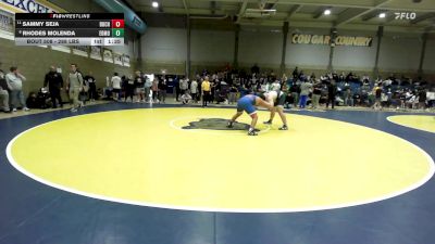 288 lbs Round Of 16 - Sammy Seja, Buchanan vs Rhodes Molenda, Edmond North (OK)