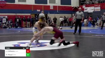 114 lbs Final - Jorden Williams, Chartiers-Houston vs Anthony Mucci, Derry