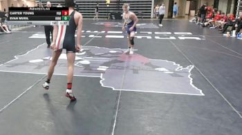 145 lbs Quarterfinals (8 Team) - Evan Musil, Hononegah, IL vs Carter Young, Pierz, MN