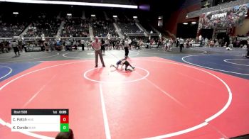 50 lbs Semifinal - Cooper Patch, Heights WC vs Kash Conde, Bear Cave WC