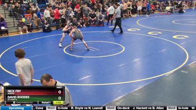 170 lbs Champ. Round 1 - David Rhodes, St Mary`s vs Nick Fry, Akron