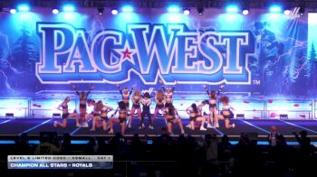 Champion Allstars - Royals [2026 L6 Limited Coed - XSmall Day 1] 2026 PacWest Grand Nationals