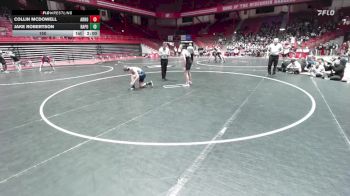 150 lbs D1 - Semi-finals (fri 7:30pm.) - Jake Robertson, Bay Port vs Collin McDowell, Arrowhead