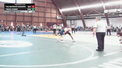 119 lbs Consi Of 8 #2 - Kai Napadow Baquero, Metrowest United vs Brian Corbin, Wyoming Seminary