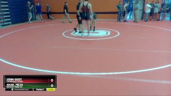 220 lbs Champ. Round 1 - John Geist, Cookeville Youth vs Anjel Mejia, Bradley Pride WC