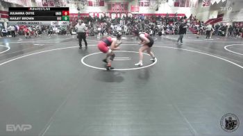 155 lbs Cons. Round 1 - Hailey Brown, Hollister High School vs Julianna Ouye, American