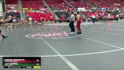 141 lbs Semifinal - Dominik Benedetto, Central Oklahoma vs Liam Sherrill, Carl Albert