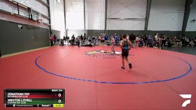 82 lbs Cons. Round 3 - Jonathan Fay, Hillsboro Mat Club vs Weston Lovell, Cascade Mat Club