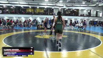 180 lbs Semifinal - Sabrina Nauss, Grand Valley State vs Clarissa Wangen, Northern Michigan University