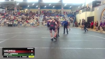 215 lbs Semifinal - Noah Lawrence, Gilman School vs Luke Barulli, Archbishop Spalding