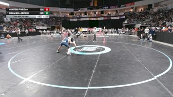 5A 126 lbs Quarterfinal - Adam Killebrew, La Cueva vs Hunter Finegan, Volcano Vista