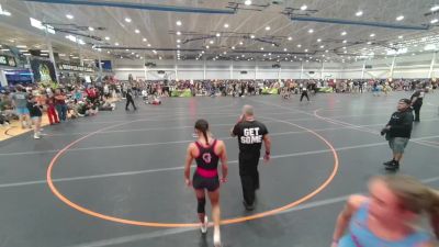 110 lbs Cons. Semi - Paige Ballard, Unattached vs Zoey McDonald, Unattached