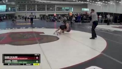 133 lbs Cons. Round 2 - Daniel Haws, Centenary University (New Jersey) vs Gabe Scalise, Rochester Institute Of Technology