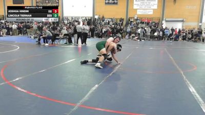 190 lbs Round Of 32 - Joshua Hindin, Foxborough vs Lincoln Tiernan, Bishop Hendricken