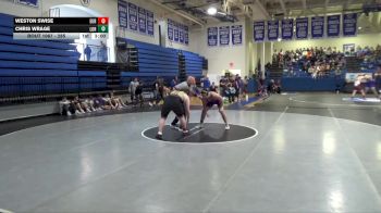 285 lbs Quarterfinal - Weston Swise, Eureka vs Chris Wrage, Loras