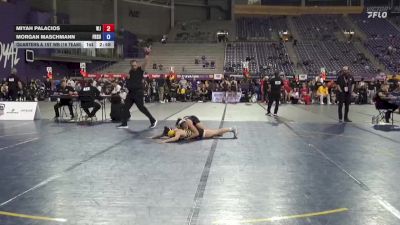 124 lbs Quarters & 1st Wb (16 Team) - Miyah Palacios, William Jewell College vs Morgan Maschmann, Fort Hays State