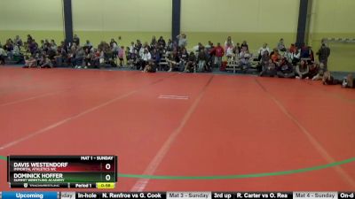 90 lbs Semifinal - Dominick Hoffer, Summit Wrestling Academy vs Davis Westendorf, Immortal Athletics WC