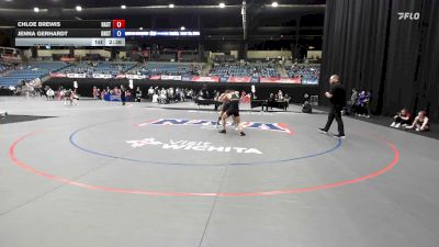 110 lbs Cons. Round 4 - Jenna Gerhardt, Dickinson State vs Chloe Brewis, Hastings