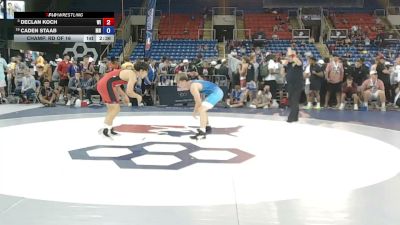 165 lbs Champ. Rd Of 16 - Declan Koch, Wisconsin vs Caden Staab, Minnesota
