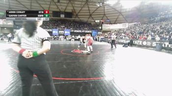 Boys 1B/2B 157 Semifinal - Aiden Conley, Kittitas vs Gavvin Carter, Newport