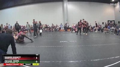 190 lbs Semis (4 Team) - Michael White, Indiana Outlaws vs Xander Dossett, Georgia United Red