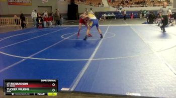 D4-150 lbs Quarterfinal - Tucker Wilkins, Pima vs JT Richardson, St. Johns