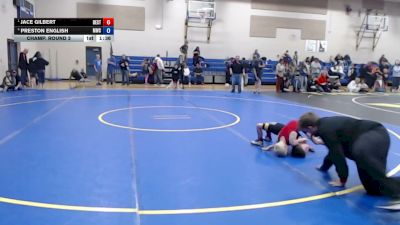 53 lbs Champ. Round 3 - Jace Gilbert, Declo Stingers vs Preston English, McCall Wrestling Club
