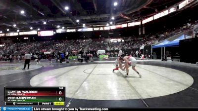 145 lbs Cons. Round 2 - Reed Kamperman, Mt. View Oregon vs Clayton Waldron, Mt. View Oregon