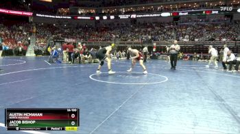 1A-190 lbs Cons. Round 2 - Austin McMahan, North Mahaska vs Jacob Bishop, Hinton