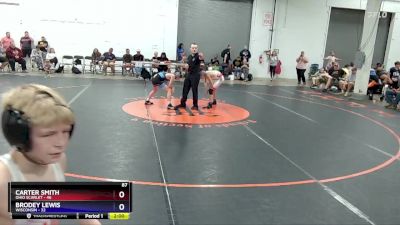 87 lbs Placement Matches (8 Team) - Carter Smith, Ohio Scarlet vs Brodey Lewis, Wisconsin