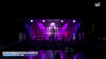 Texas Aces Athletics - Neon [2025 L1 Youth - Novice - Restrictions - D2 Day 1] 2025 Cheer Power Holiday Showdown Houston