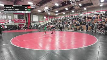 190 lbs Cons. Round 3 - Brandon Fajardo, Monrovia vs Jesse Yost, Buena