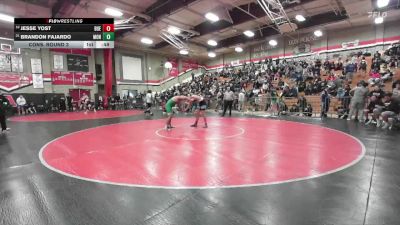 190 lbs Cons. Round 3 - Brandon Fajardo, Monrovia vs Jesse Yost, Buena