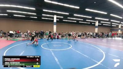 52-56 lbs Round 3 - Heidi Robinson, Panther Youth Wrestling-CPR vs Fiona VanHuss, NTX Wrestling