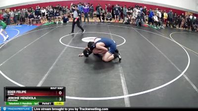 149-149 lbs Semifinal - Eder Felipe, Clark vs Jerome Mendiola, Cheyenne