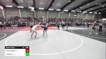 150 lbs Quarterfinal - Colton Karczewski, WAR Wrestling Club vs Jack Waters, Desert Fusion