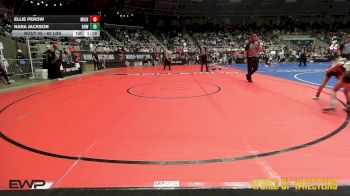 60 lbs Round Of 16 - Ellie Perow, Michigan Premier Wrestling Club vs Nara Jackson, Greater Heights Wrestling