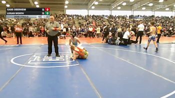 113 lbs Semifinal - Gabe Oberheim, PA vs Logan Worth, PA