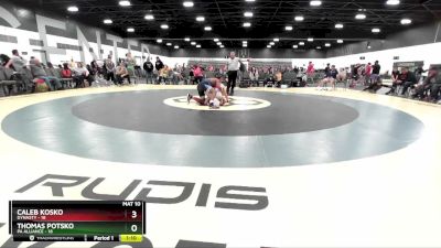 119 lbs Placement Matches (8 Team) - Caleb Kosko, Dynasty vs Thomas Potsko, PA Alliance